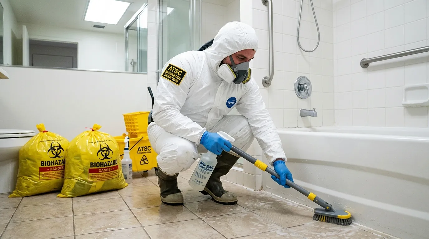 Decontamination equipment deployed for Blood Cleanup in Mount Clemens